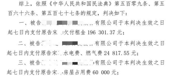 办案进展：我所代理房屋租赁纠纷案取得有利裁判，朝阳法院支持追索欠租及占用费配图